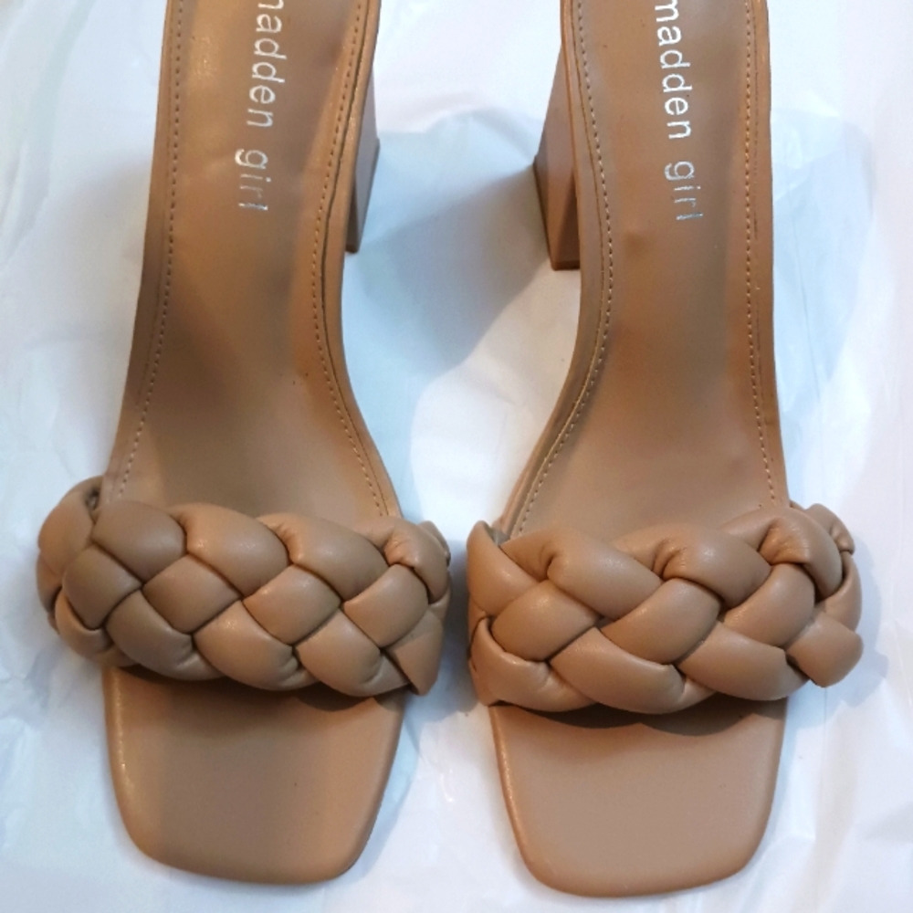 Madden Girl Braided Chunky Gracy Sandals